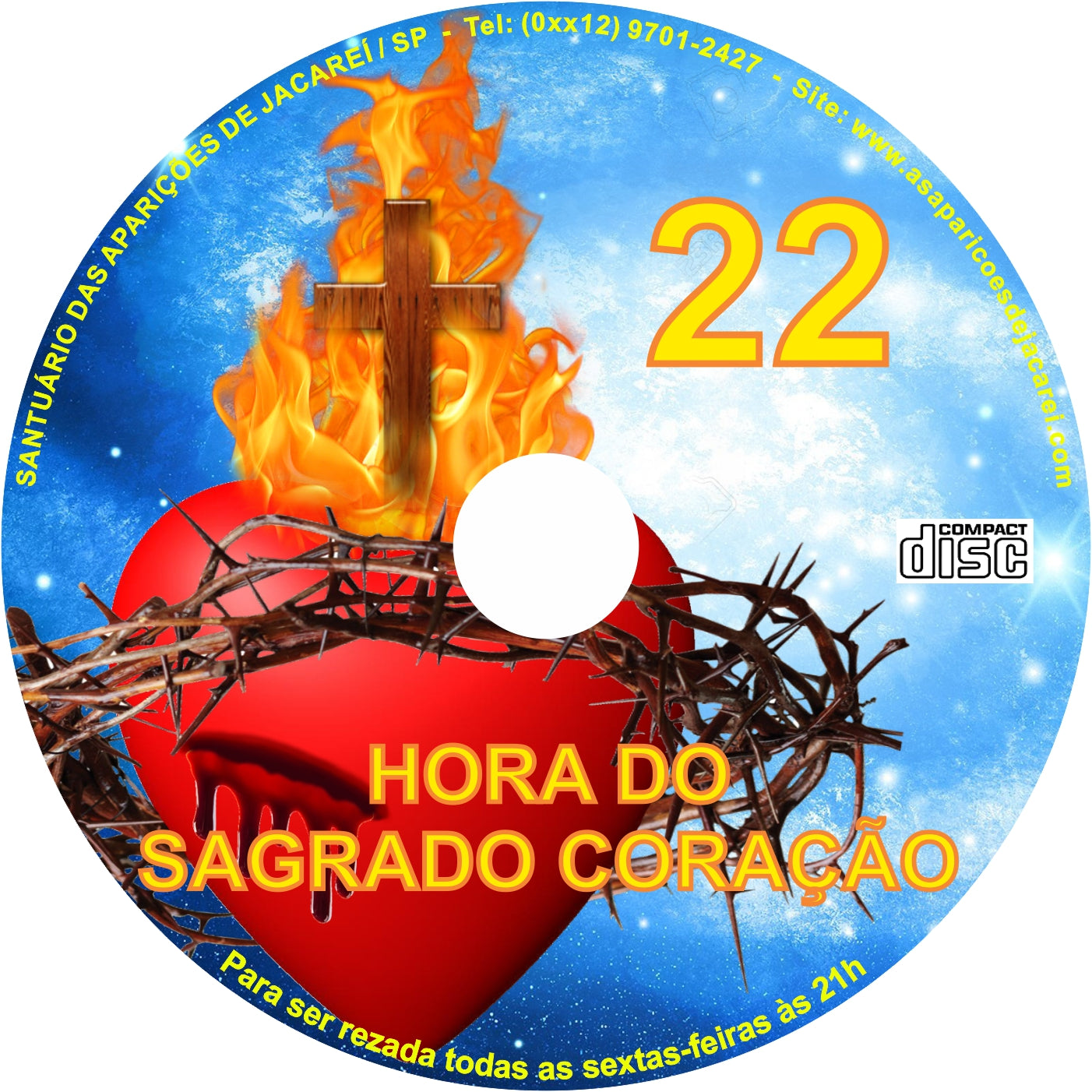 CD Hora do Sagrado Coração 22 CD Hora do Sagrado Coração 22